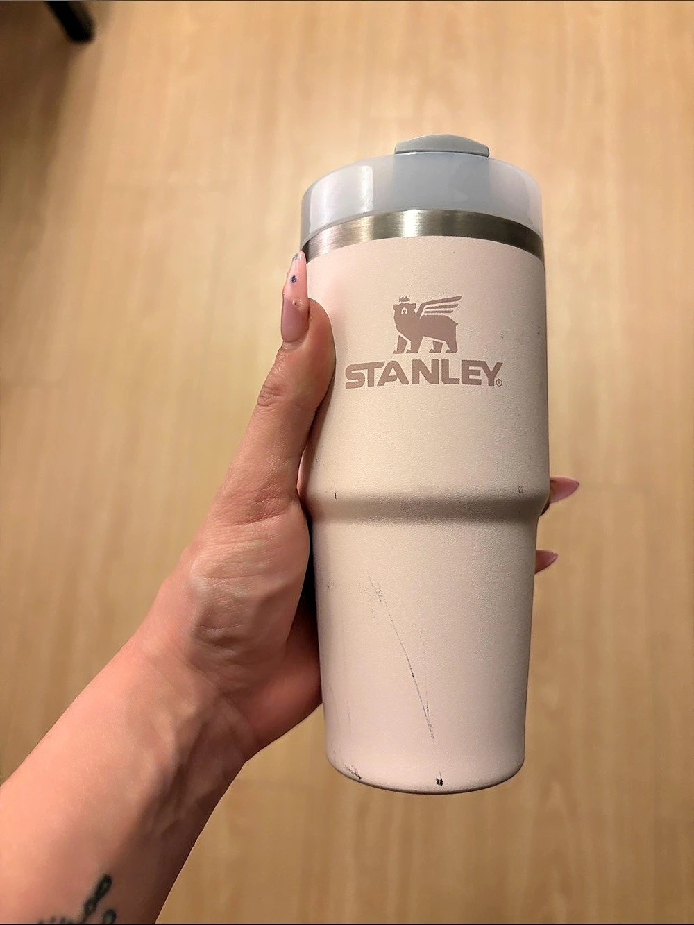 Stanley AeroLight Transit Flip Top Mug 16 oz Pink